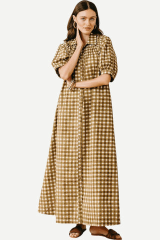 Sunshine Tienda Painted Gingham Oasis Dress