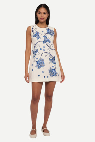 Love The Label Tiffany Mini Dress, Kimber Embroidery