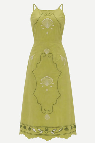 Anna Cate Francis Midi Dress, Pastel Mint ANNA CATE