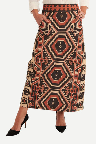 CK Bradley Ketchum Skirt, Kilim Biscotti