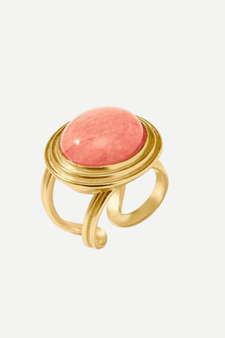 Julie Vos Portofino Statement Ring, Melon Jade JULIE VOS