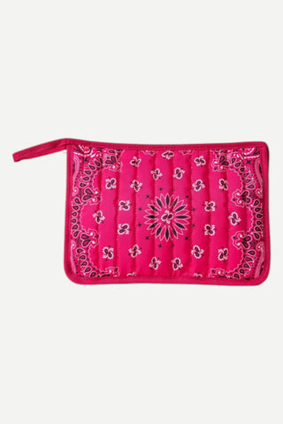 Haute Shore Ltd. Beau Bandana Pouch, Hot Pink
