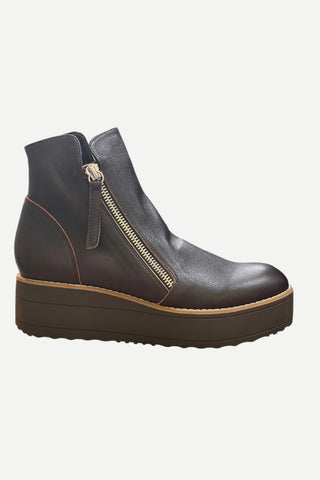 Silent D Nene Leather Boot, New Chocolate