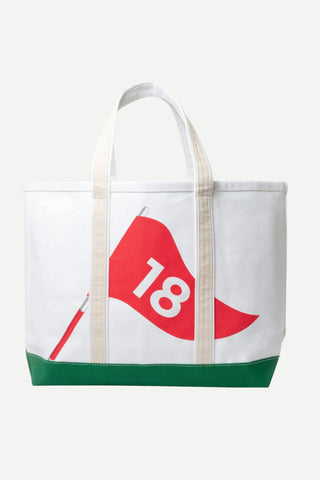 Trophy 'Hit The Pin' Golf Canvas Tote Bag Trophy