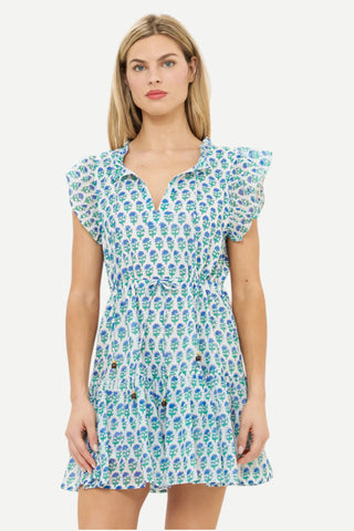 Oliphant Cinched Flirty Short Dress