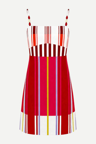 Anna Cate Lauryn Mini Dress, Bright Happy Stripe