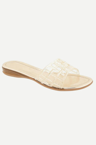 Andre Assous Nabil Sandal, Clear/Platino ANDRE ASSOUS