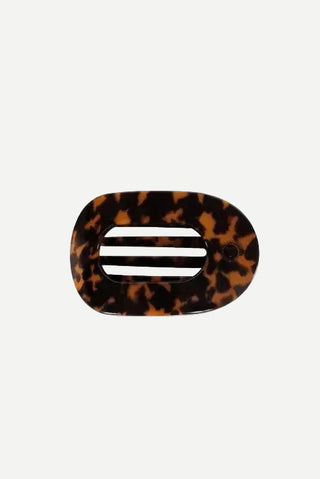Teleties Tortoise Tiny Flat Round Clip