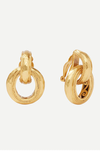 Julie Vos Cannes Doorknocker Clip, Gold