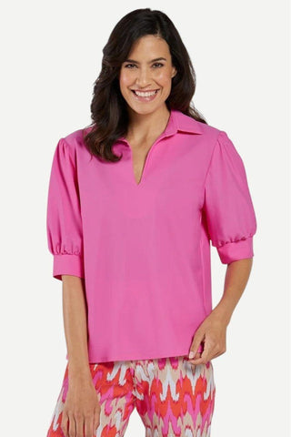Jude Connally Calista Top, Peony Pink