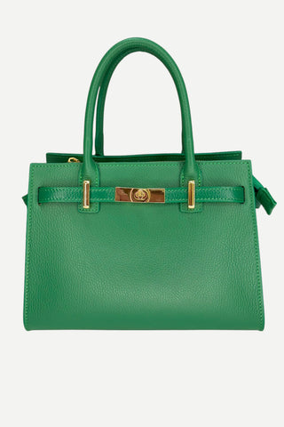 Le Feme Chateau Classic Medium Handbag, Green