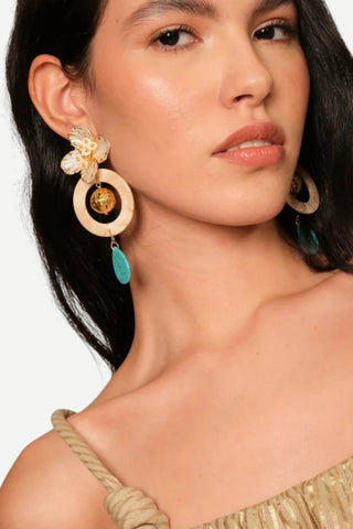 Simona Arete Quartzo Oasis Clip Earring Simona