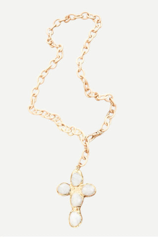 Virtue Esther Cross on 19” Cable Chain Necklace