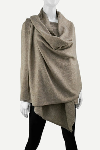 Mitchie's Matchings 100% Cashmere, Wide Scarf, Oatmeal