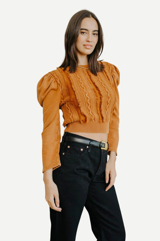 Love the Label Liv Knit Pullover, Caramel