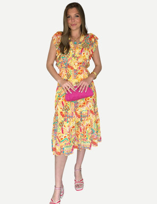 Mahila Seb, Aztec Midi Dress