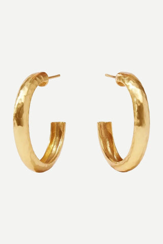 Julie Vos Medium Havana Hoop Earring, Gold JULIE VOS