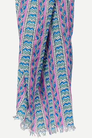 Hat Attack, Cali Sarong, Pink Zig Zag
