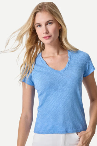 Lilla P Twisted Binding V-Neck Top, Capri LILLA P