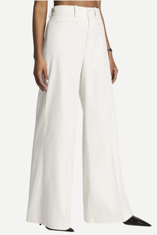 Spanx Spanxsupersmooth™ Easybreezy 360 Cotton Linen Super Wide Leg Pant, Ivory SPANX