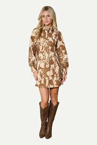 Alden Adair Harriet Dress, Sienna Shadow