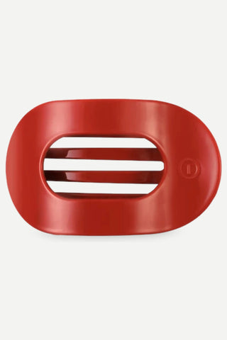 Teleties Medium Flat Round Hair Clip, Red Carpet Ready