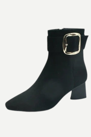 The Flexx Marilda Heel Boots - Black/Black