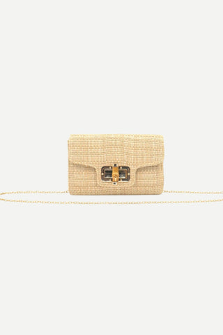 BC Bags Natural Clutch Handbag