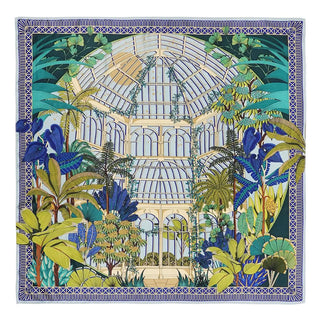 Two's Company Jardin Blue Med Scarf