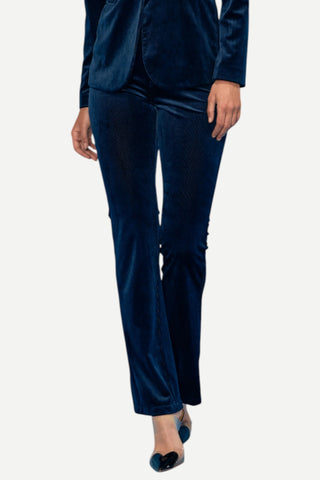 Oo La La Corduroy Stretch Pants, Midnight