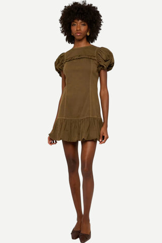 LOVE THE Label Adele Mini Dress, Ivy Green Denim
