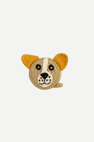 Two's Company Playful Puppy Hand Crotched Measuring Tape, Tan TWO'S COMPANY