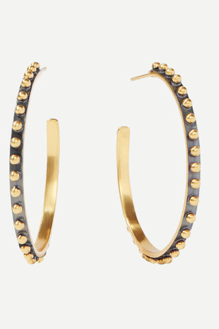Julie Vos SoHo Large Hoop Earring, Mixed Metal