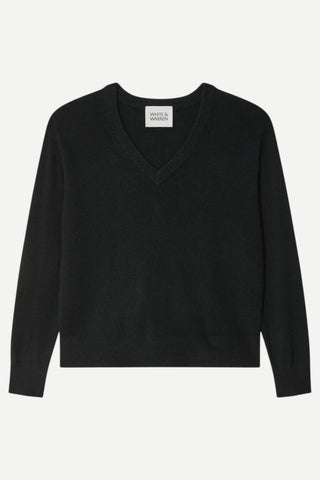 White + Warren Cashmere V Neck