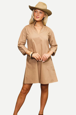 Holly Shae Madi Dress, Tan