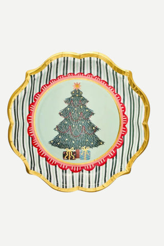 Sophistiplate Salad Plate, 8", 8/Pk, Tis the Season