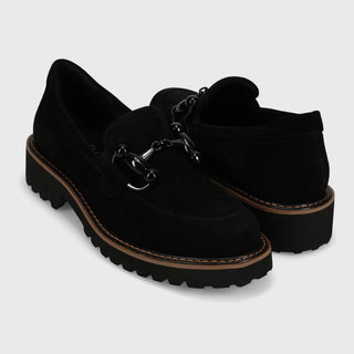 Vaneli Zimmy Suede Loafer, Black Suede