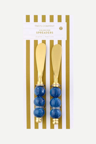 Two's Company Color Pop Spreaders, Blue TWO'S COMPANY