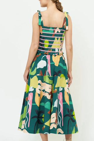 Oliphant Olivia Skirt, Paradiso Print, Green Oliphant