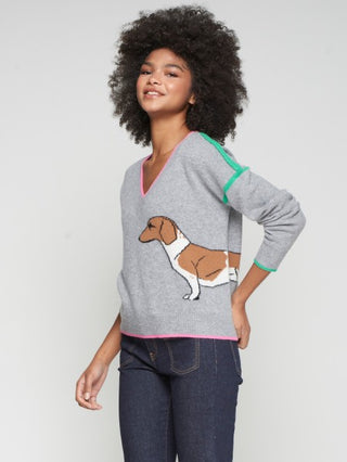 Vilagallo Dog Sweater, Grey