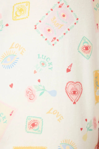 PJ Salvage Lucky Me Card PJ Print Set