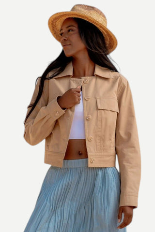 Love The Label Ronnie Jacket, Sand