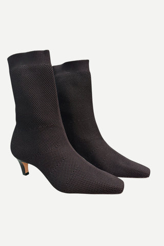 Carrano Black Knit Boots