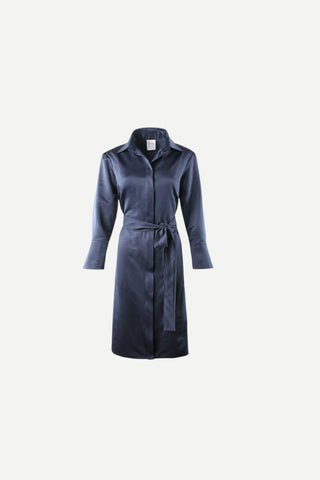 Finley Shirts Hudson Dress Sueded Back Satin