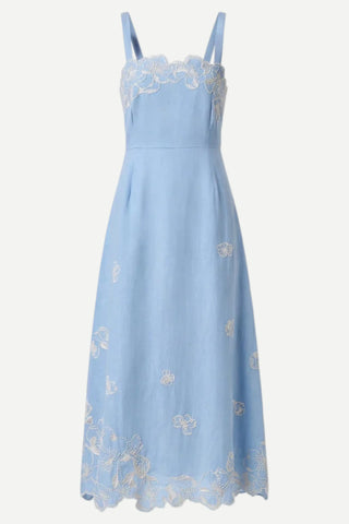 Cleobella Marceline Midi Dress, Glacier Lake CLEOBELLA