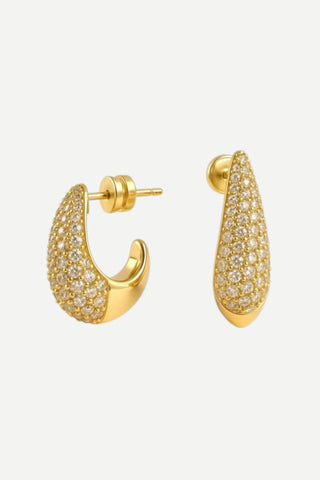 Allison Avery Diamond Teardrop Earrings Allison Avery