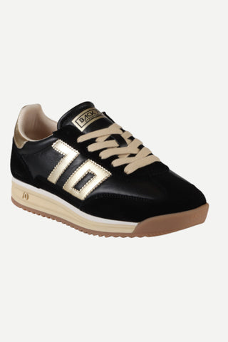 Back 70 Jogger N Sneaker, Black Gold