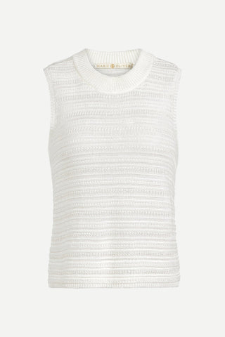 Marie Oliver Nev Top, White