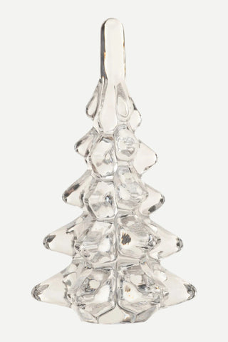 Creative Co-op Big Glass Christmas Tree, Clear