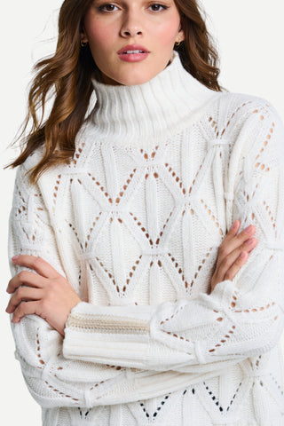 Lisa Todd The Stand Out Sweater - Winter White